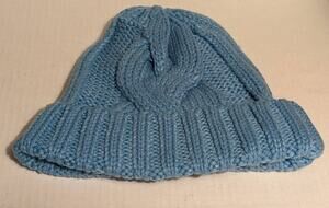 Modena Light Blue Knit Acrylic Beanie Winter Hat NWT Nordstrom Rack Winter cap